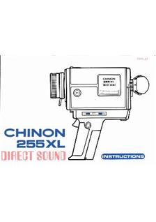 Chinon 255 manual. Camera Instructions.